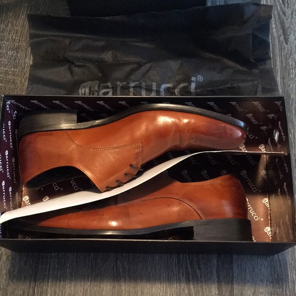 Carrucci brogue Oxford dress shoes - Picture 7 of 8